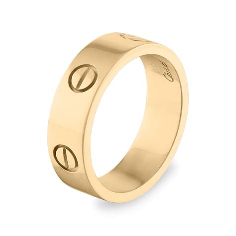 cartier love ring yellow gold|cartier love ring price list.